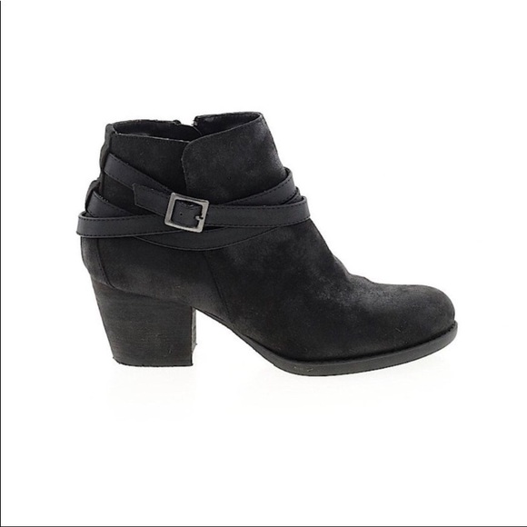 Crown Vintage Oil Rubbed Western Moto Buckle Boots